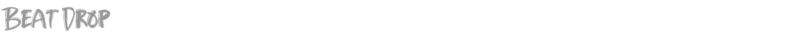 Beat Drop font preview